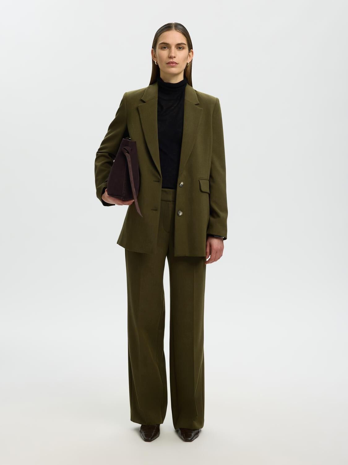 Slwrita Mw Wide Pant Mel Noos