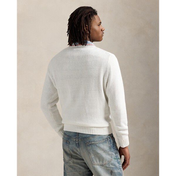 Polo Bear Linen-Cotton Sweater