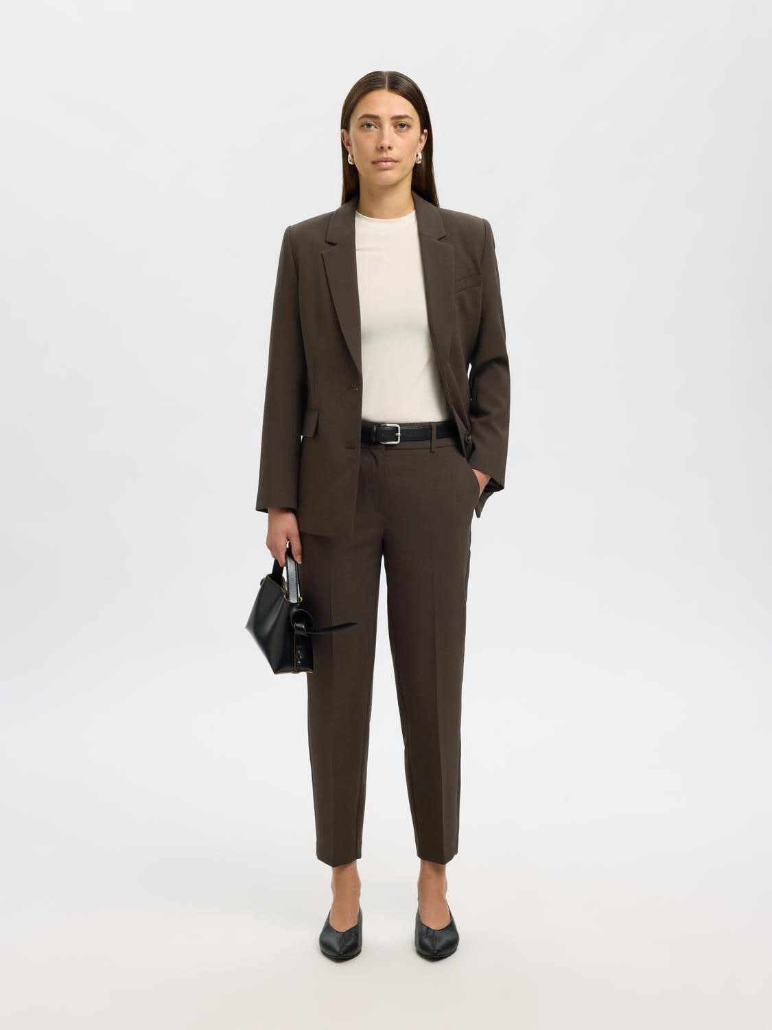 SLFRITA-RIA MW CROP PANT MEL NOOS