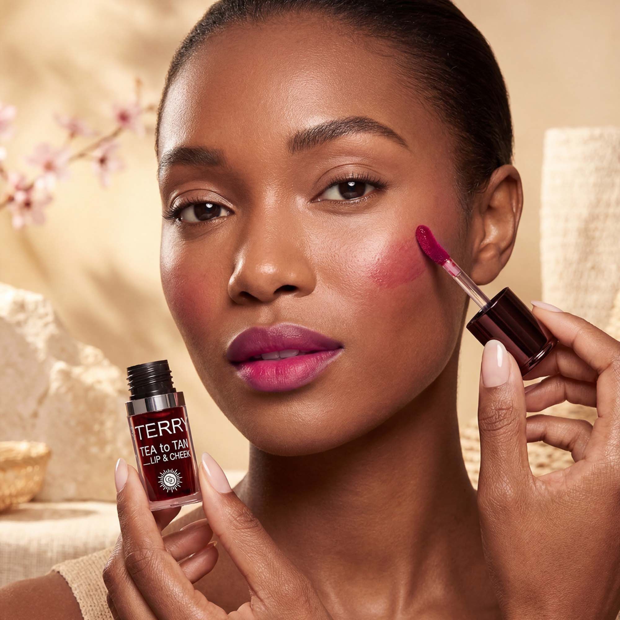 Tea to Tan Lip o Cheek sweet cherry