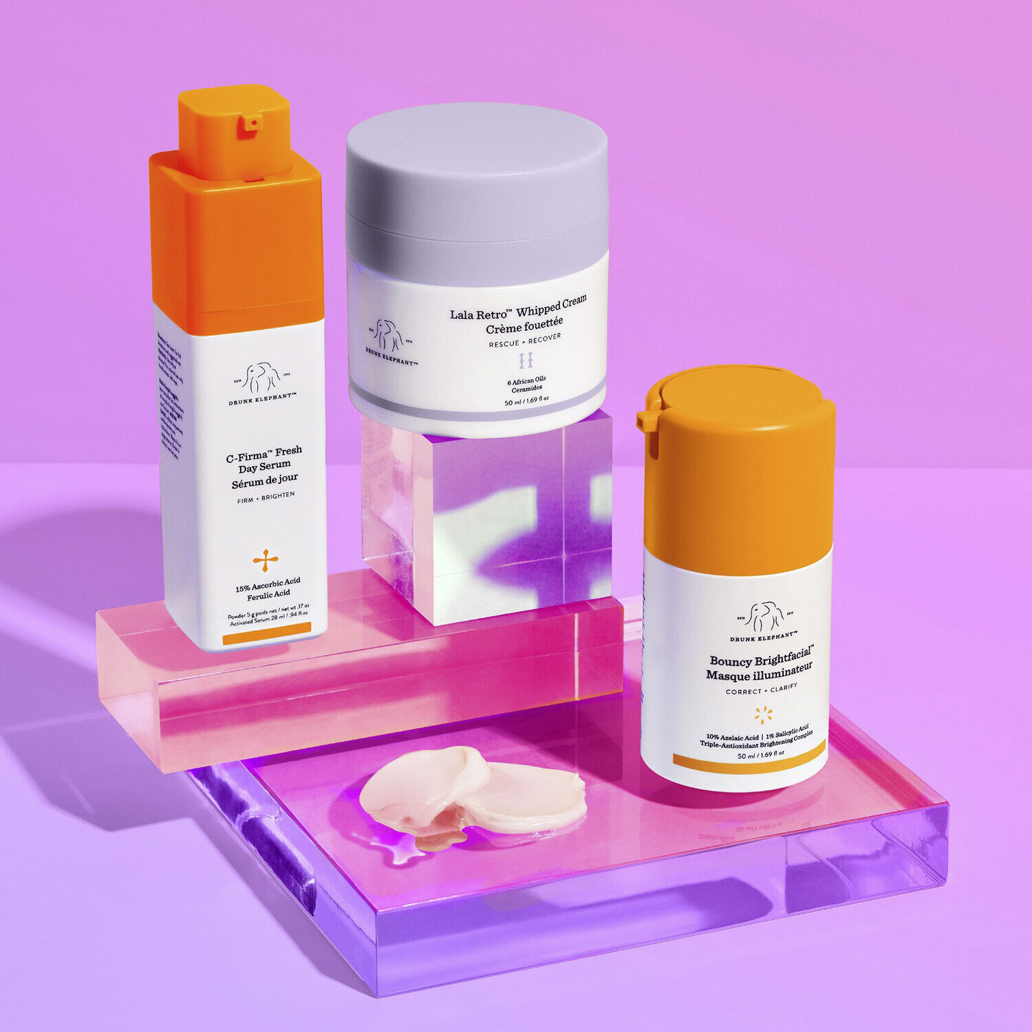 Bouncy Brightfacial - Clarifying face mask