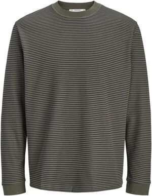 JCOBARRON STRIPE TEE LS CN STYD