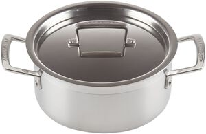 Lav gryde m. låg 3 l.