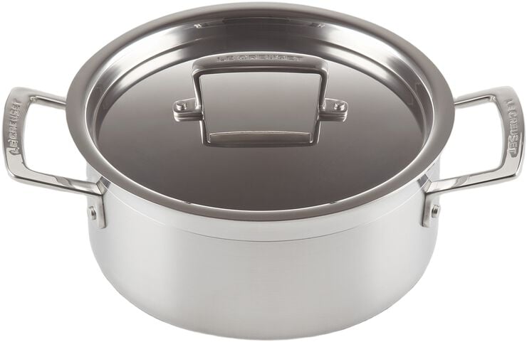 Lav gryde m. låg 3 l.