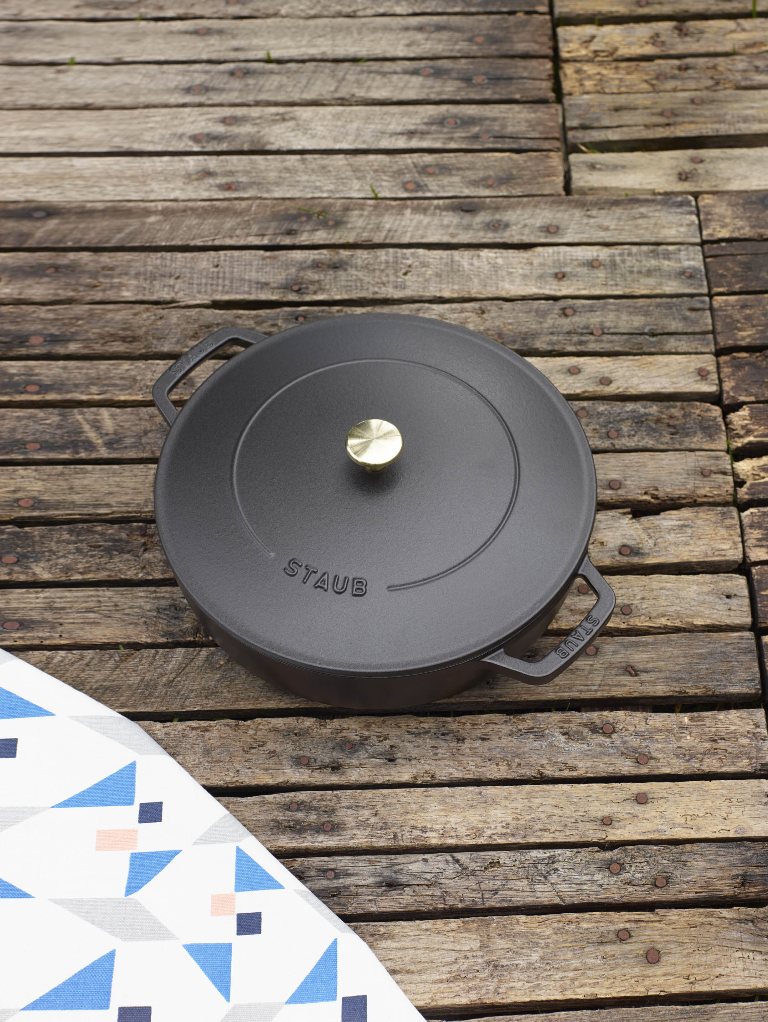 Sauterpande Chistera 28 cm sort