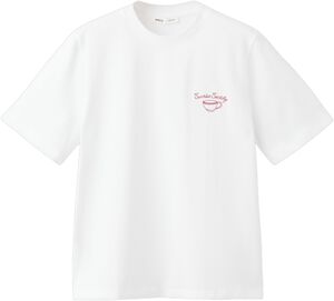 Printed cotton-blend t-shirt