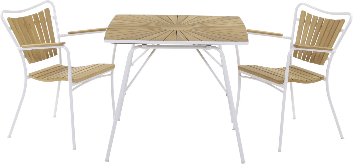 Marguerit Havebord, L83 x B83 x H71,5/69,5cm