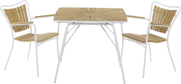 Marguerit Havebord, L83 x B83 x H71,5/69,5cm