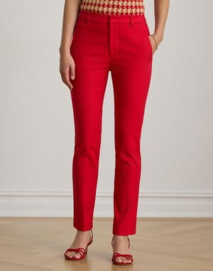 Double-Faced Stretch Cotton Pant