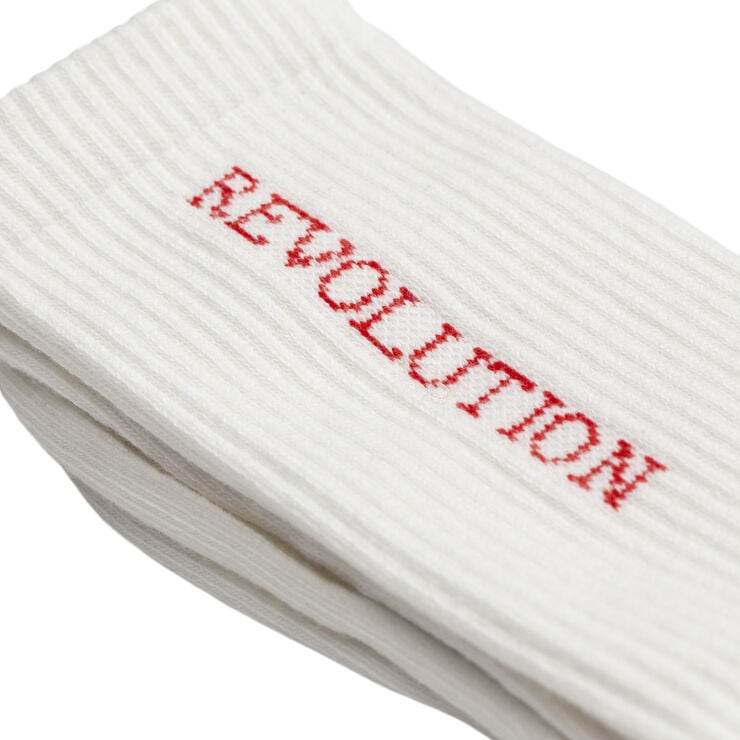 Jaquard Crew Sock in organic cotton