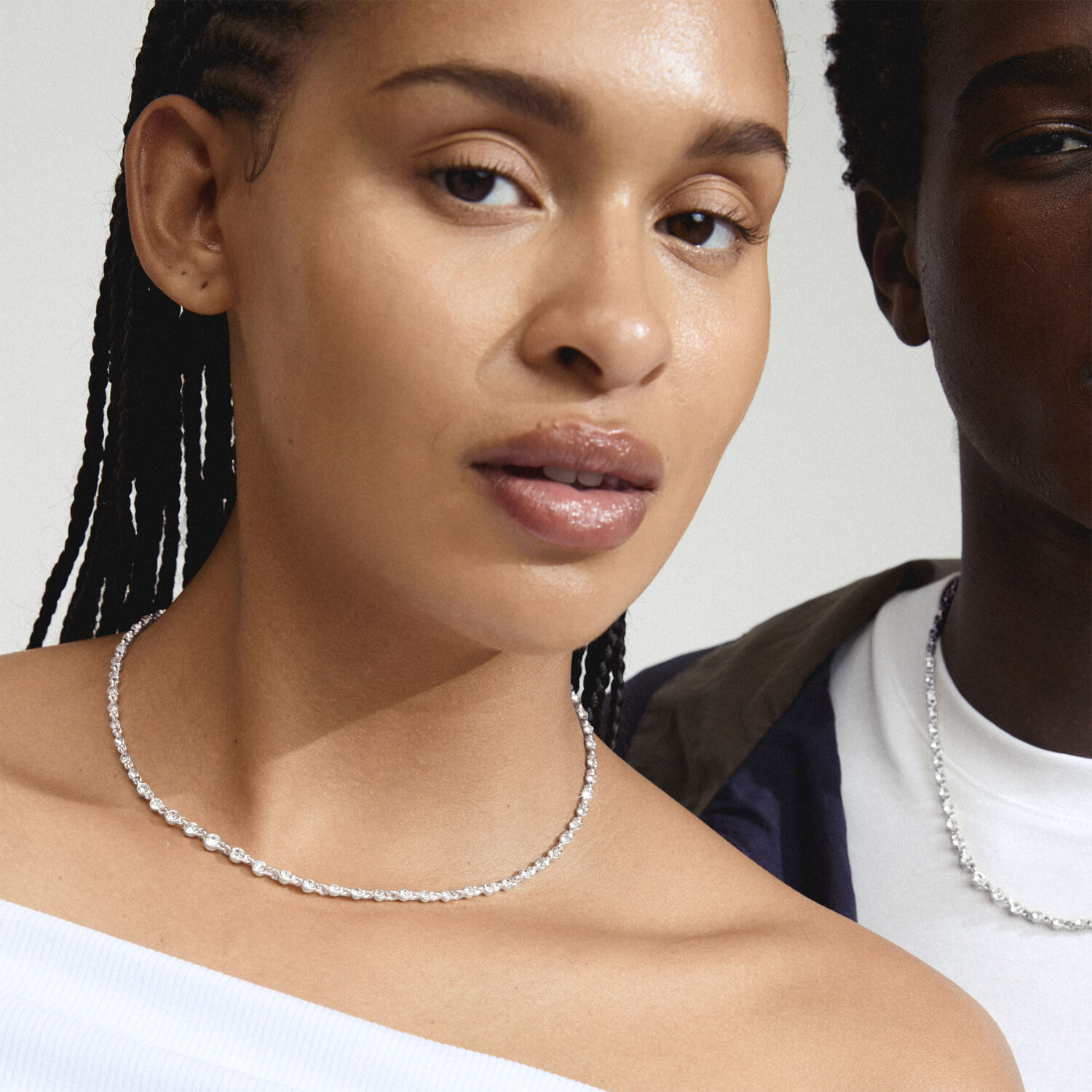 IMOGENE necklace silver-plated