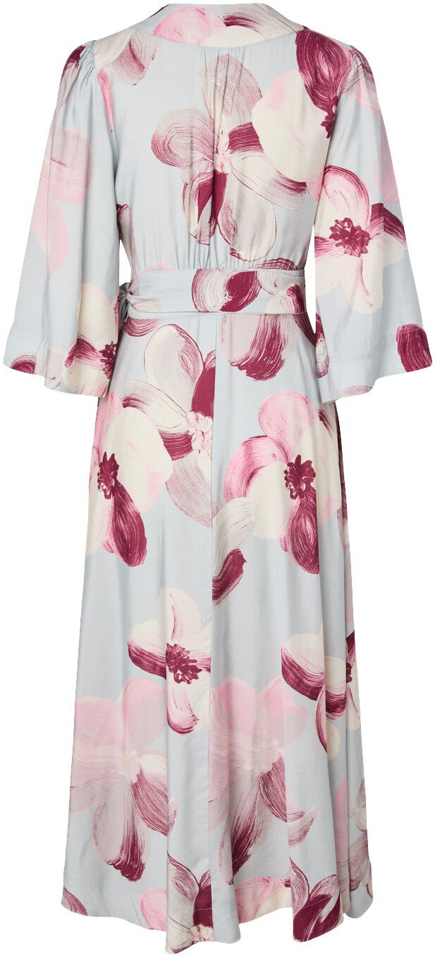 YASMARGA 3/4 WRAP LONG DRESS S. - S