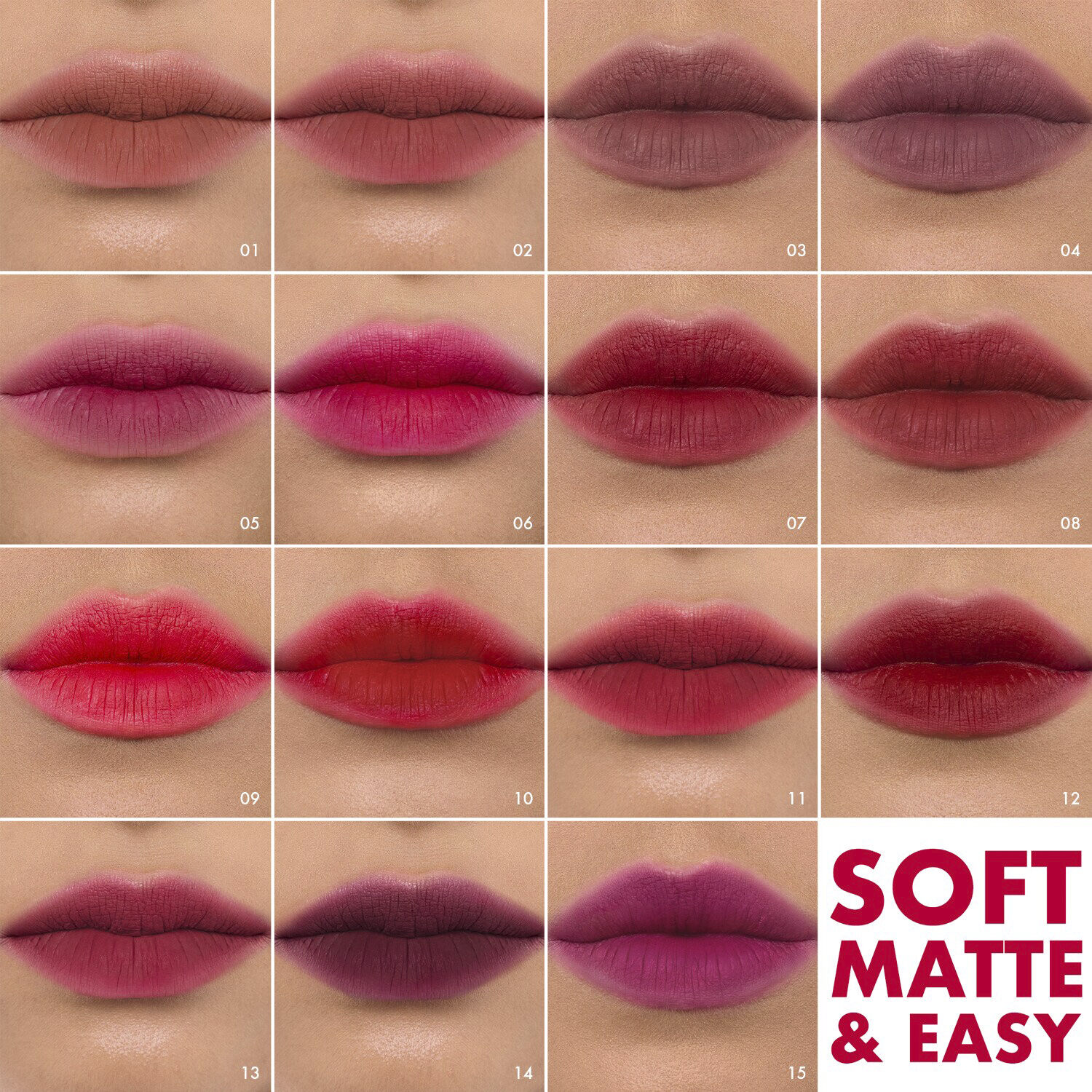 Soft Matte & Easy - L&aelig;bestift Mat bl&oslash;d