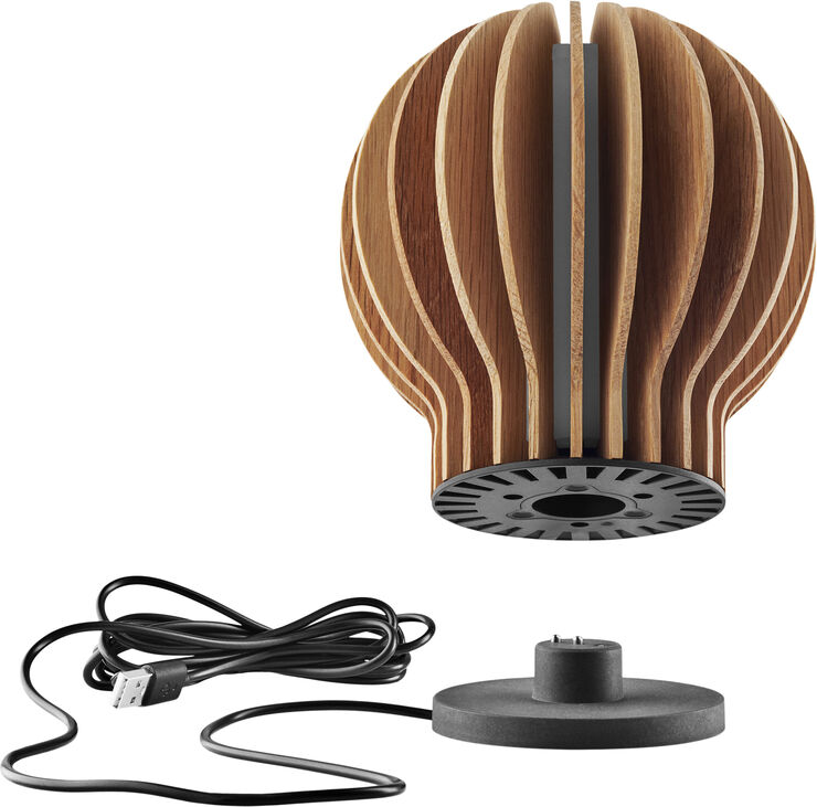 Radiant rund LED lampe Oak