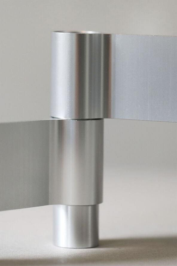 LINK, CANDLE HOLDER, POLISHED ALUMINIUM, 11060P