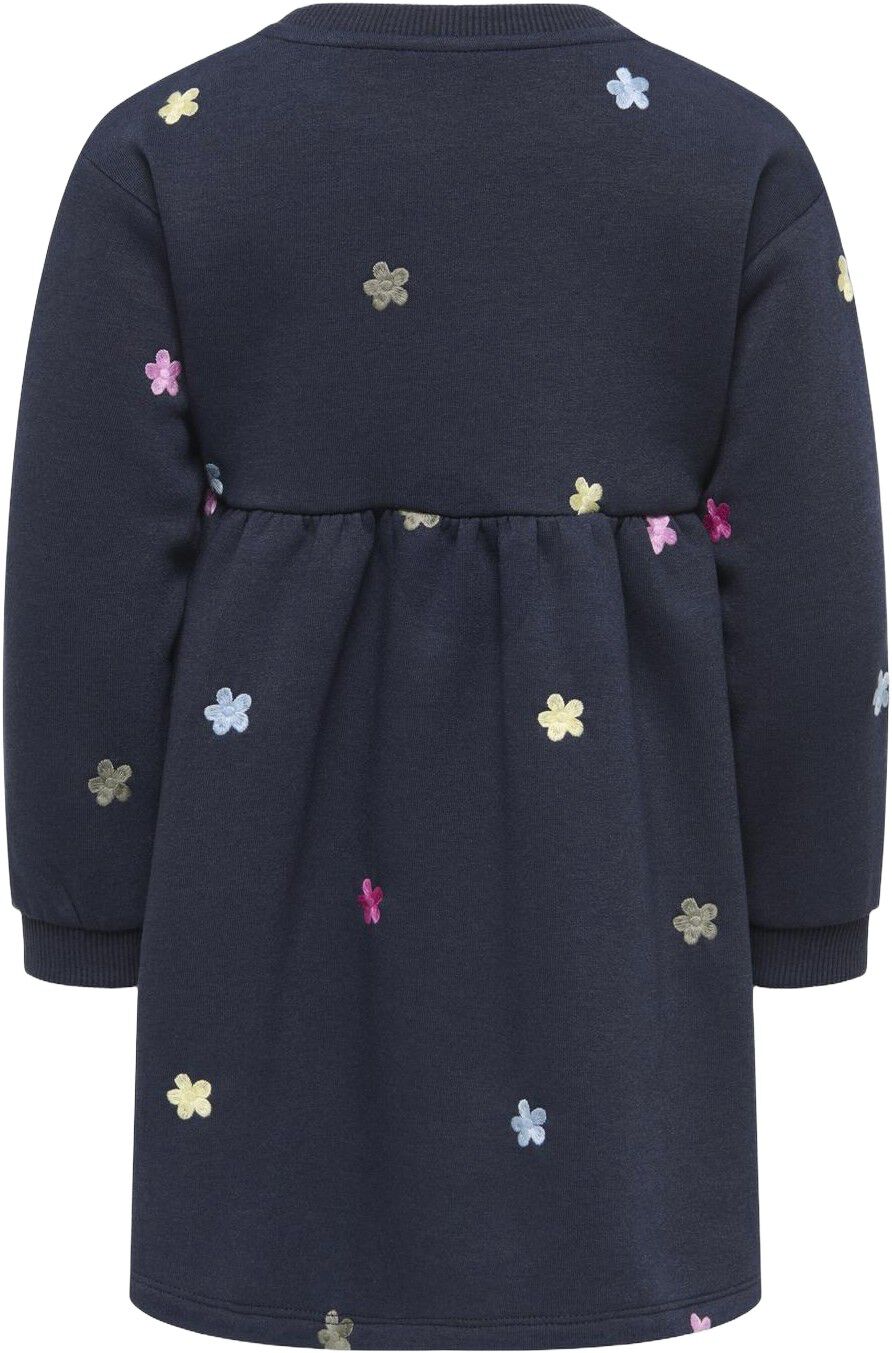 KMGLAVINO LS ONECK EMB DRESS BRU SW