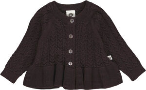 Knit frill cardigan baby
