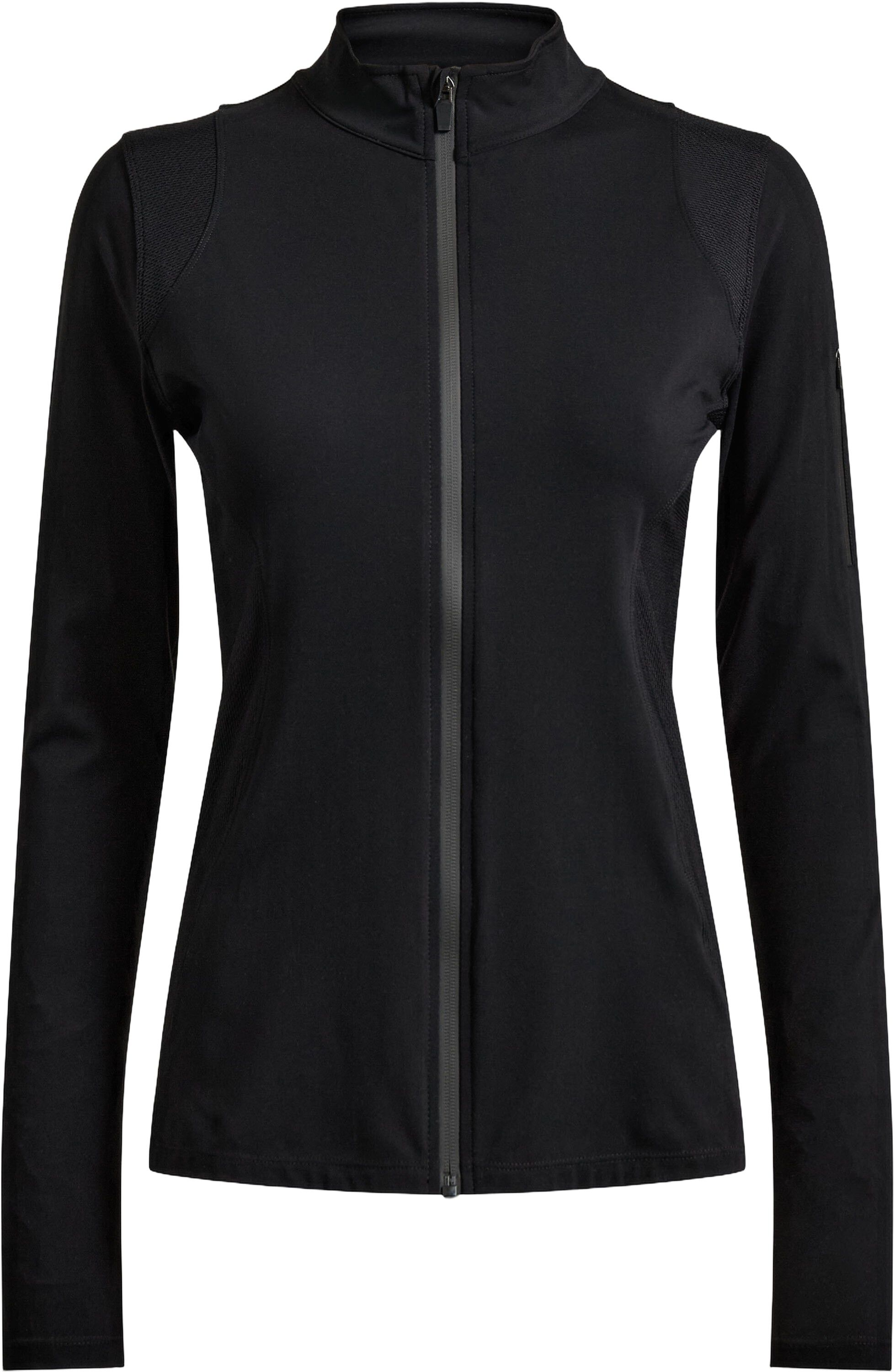 Core lang&aelig;rmet jakke med lynl&aring;s - Nero