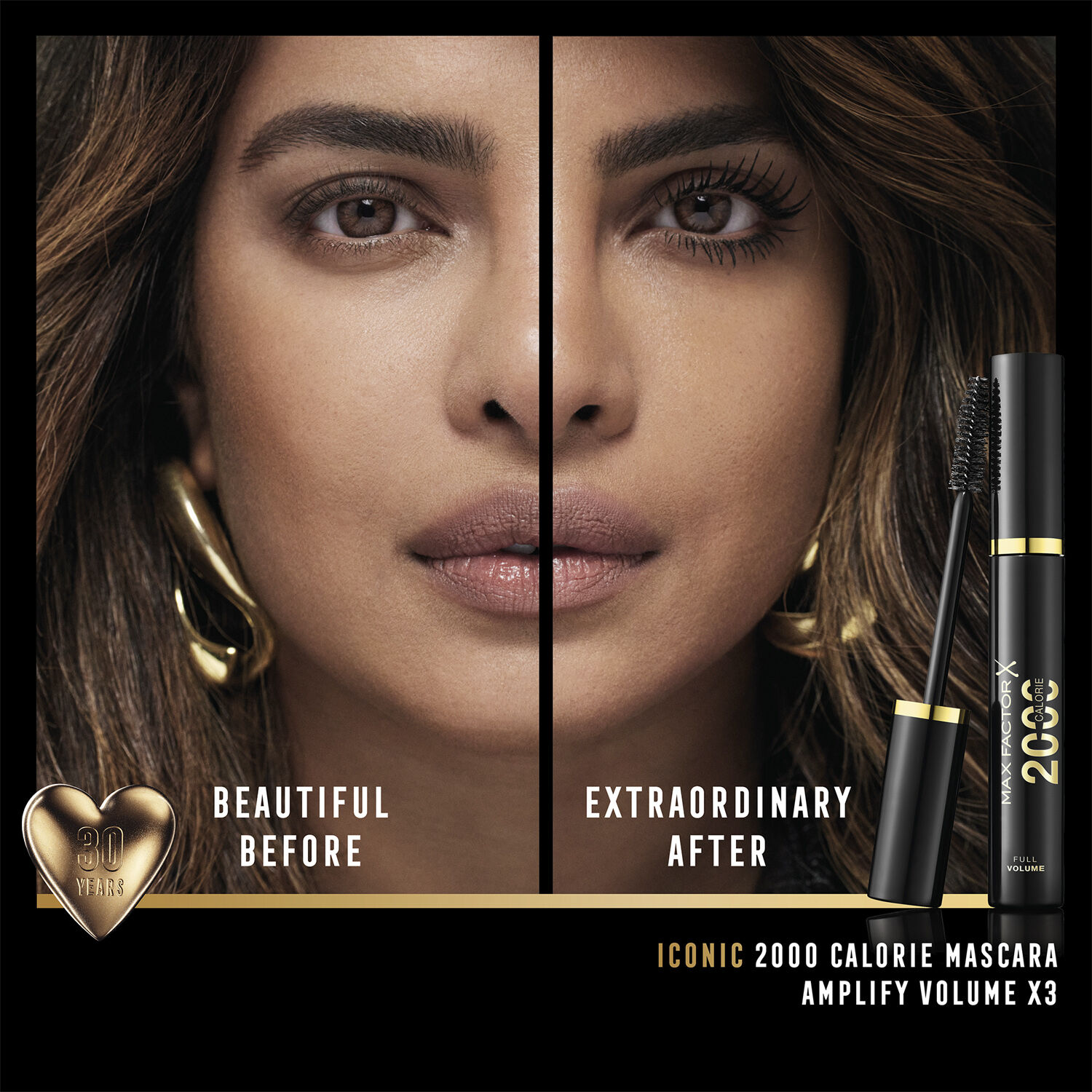 Max Factor 2000 Calorie Dramatic Volume Mascara, 001 Black, 9 ml