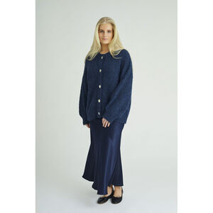 Patrisia solid knit cardigan