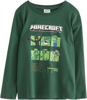 Long-sleeved top in soft cotton jer