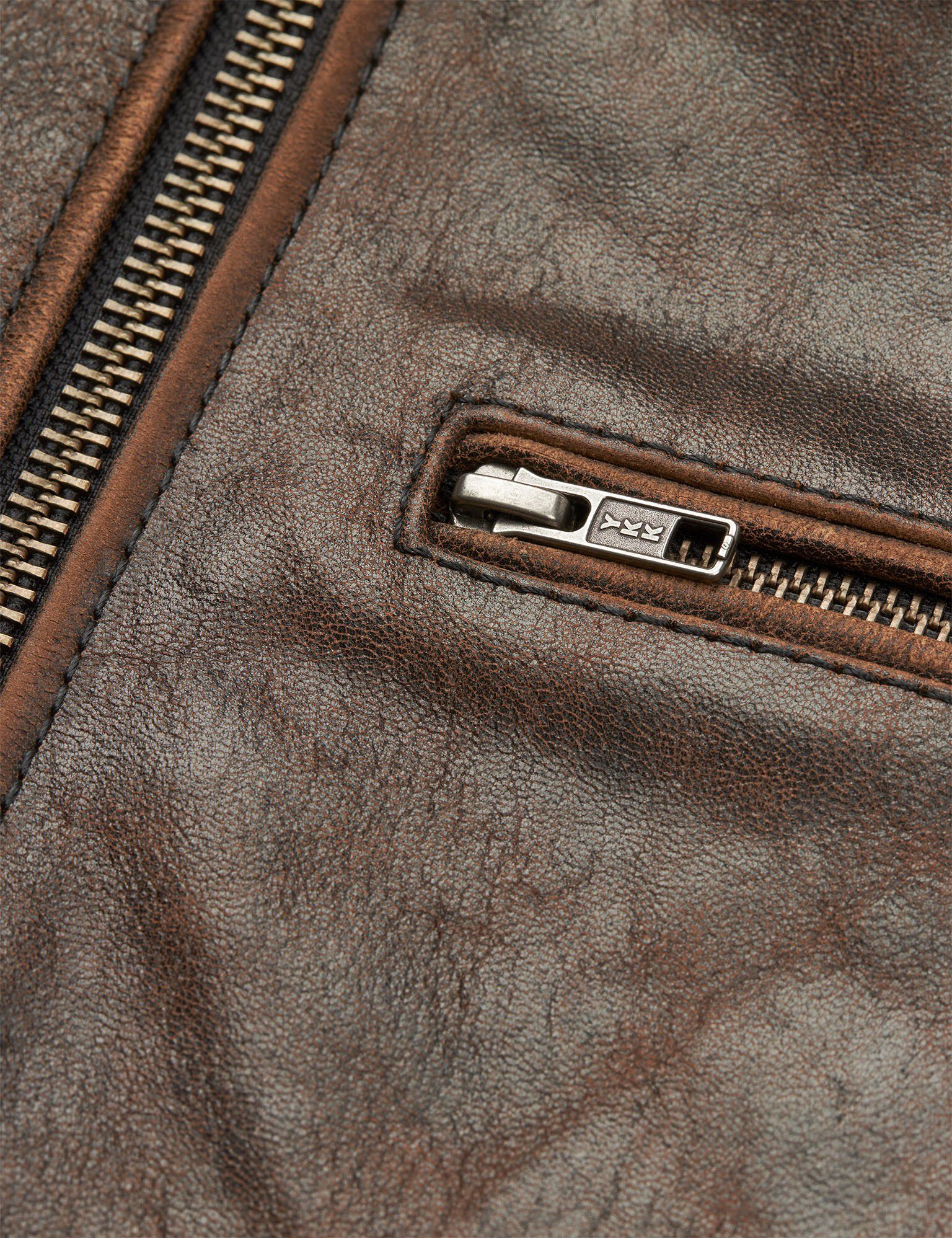 Worn Leather Patricia Jacket