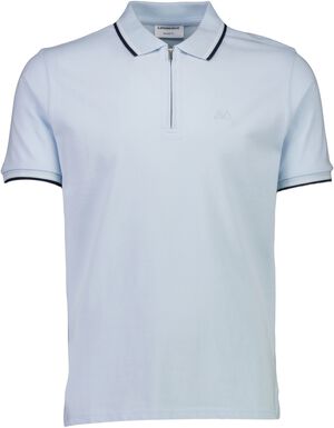 Polo shirt w. zip neck