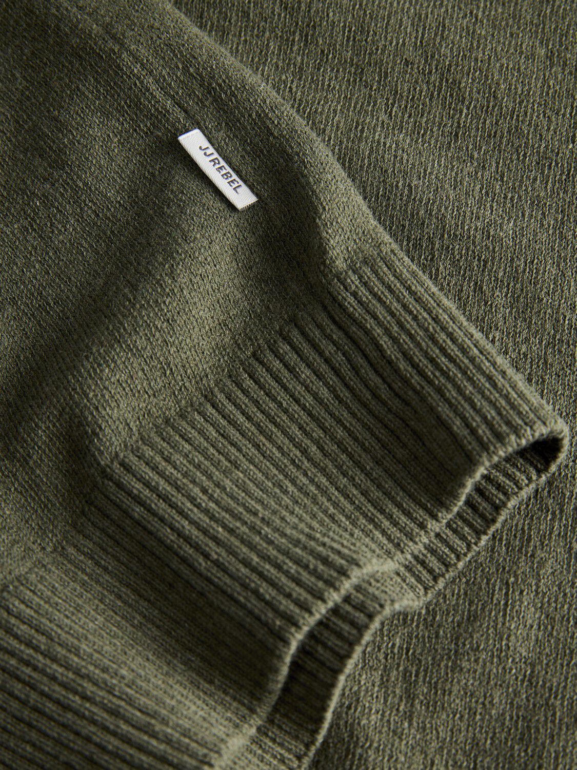 JREBCALLUM KNIT POLO NECK LS
