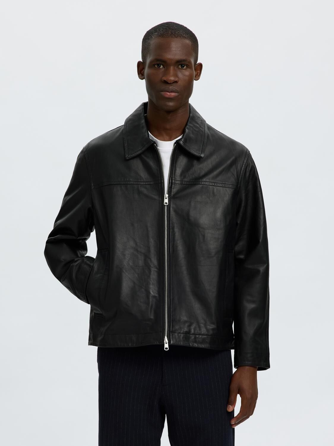 Slmlucas Leather Blouson #S
