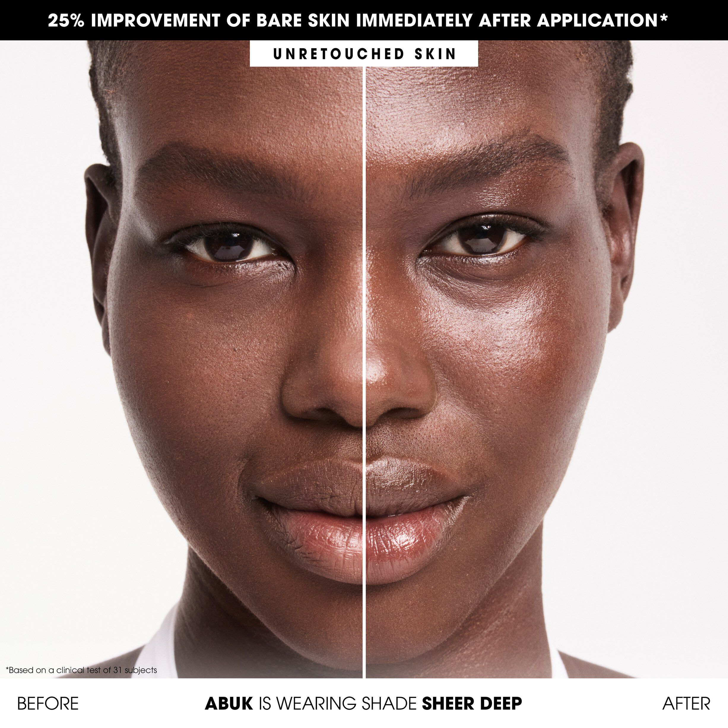BARESKIN Daily Dewy Sunscreen Mineral SPF 30