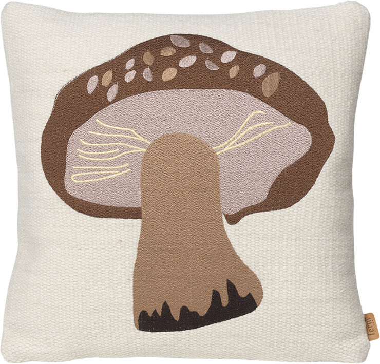 Forest Embroidered Cushion - Porcin