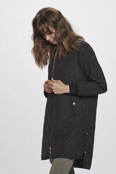 Rubina Quilted lang overgangsjakke