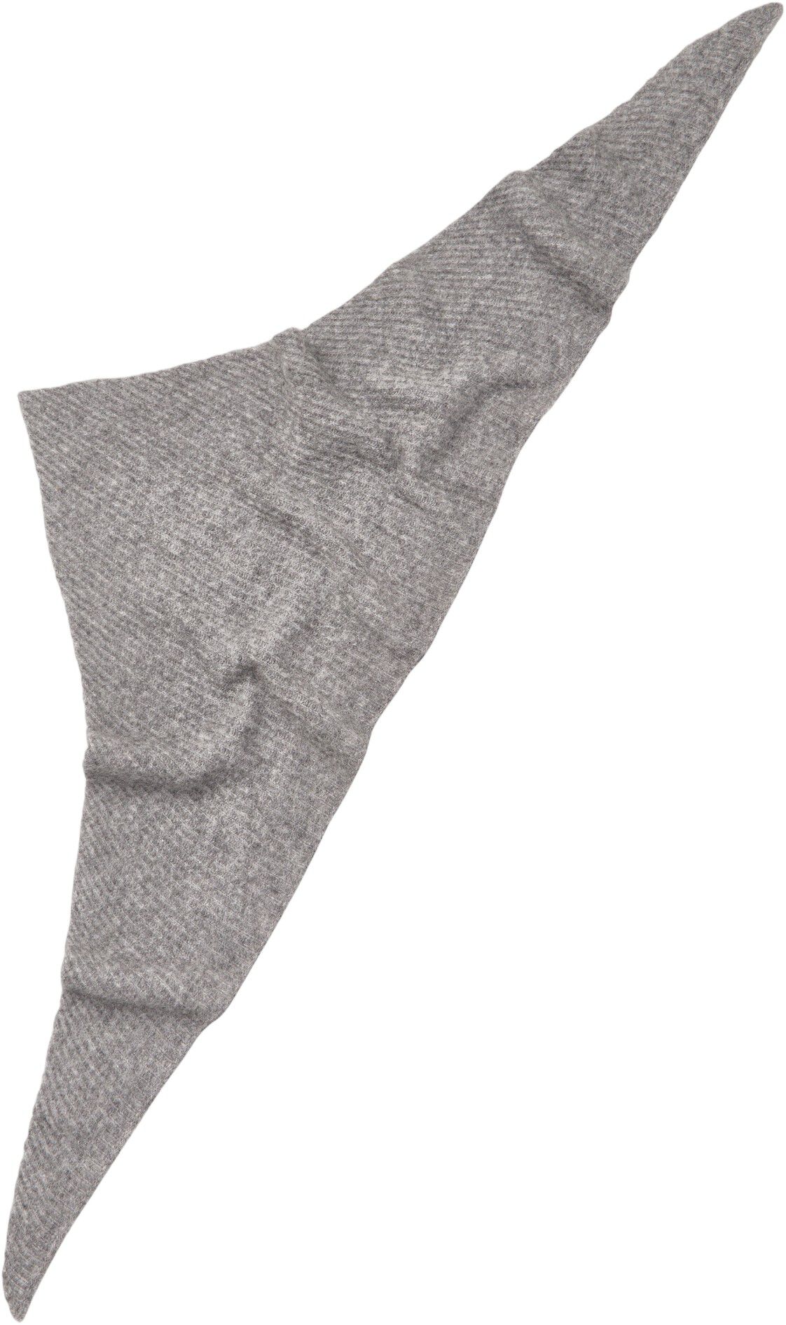 Alpaca-Wool Triangle Scarf