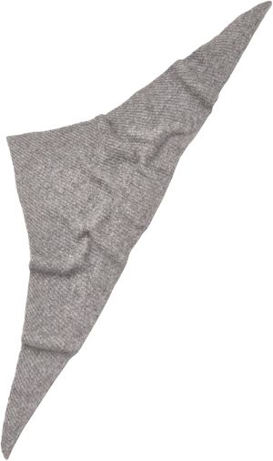 Alpaca-Wool Triangle Scarf
