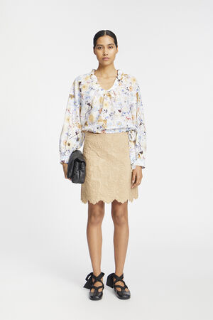 FERNE Organic Cotton and Silk Blend Blouse