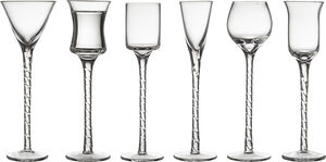 Snapseglas Rom 18 cm 6 stk. Klar