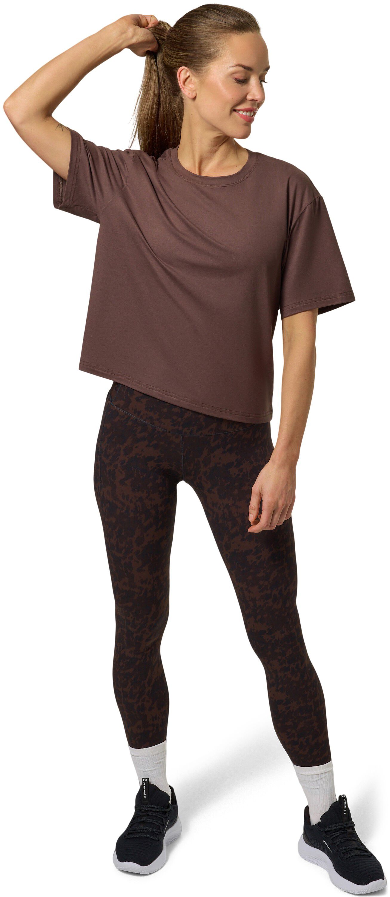 ENE SOFT W AOP POCKET TIGHTS