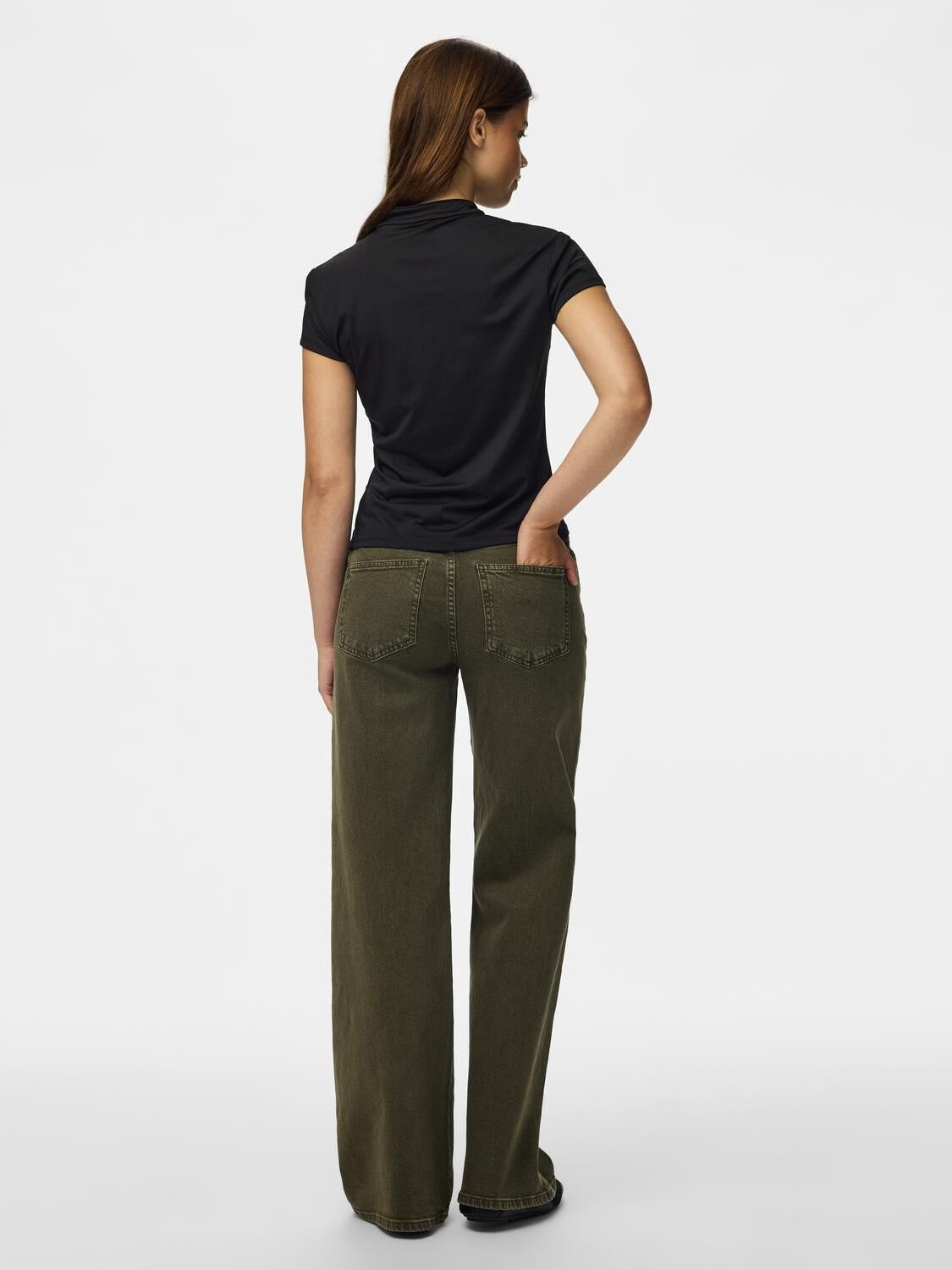 Pcaida Ss High Neck Top Jrs D2D