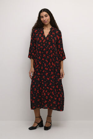 KAamber Long Layer Dress Printed