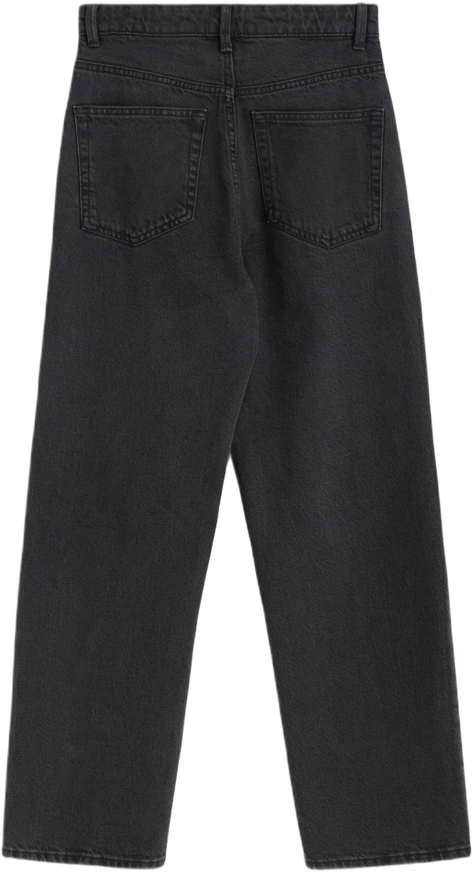 High waist jeans in cotton denim wi