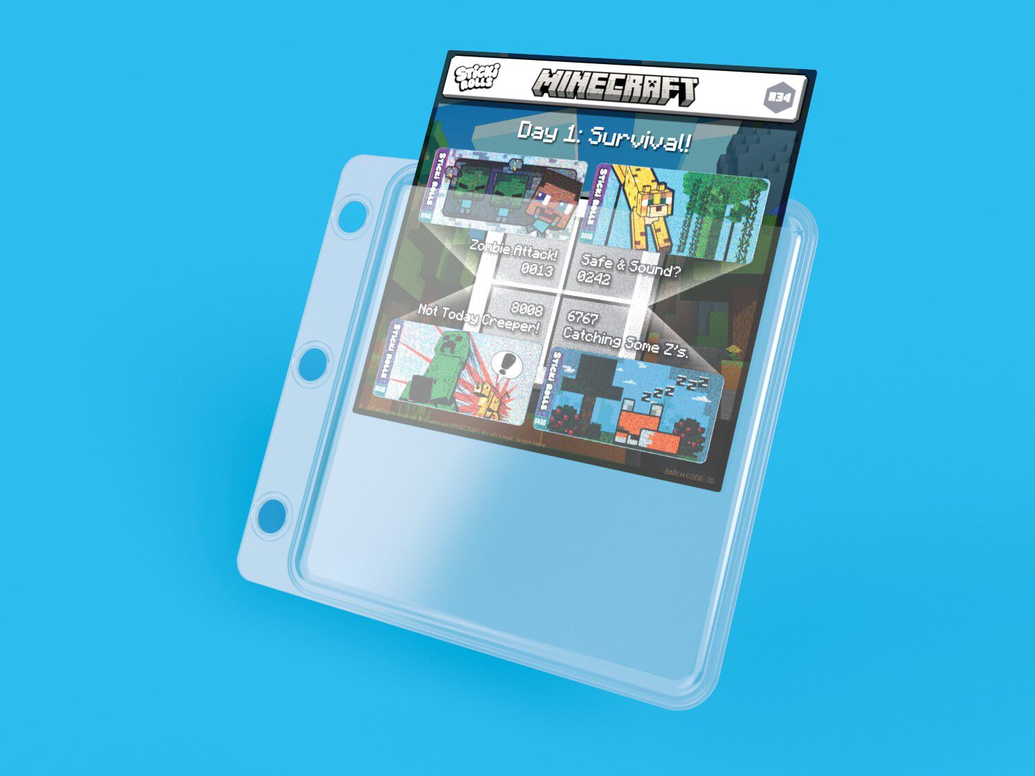 STICKI ROLLS BOOK MINECRAFT