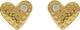 Mini heart øreringe