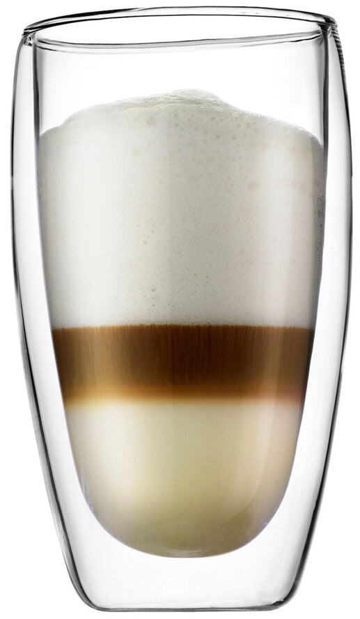 Pavina dobbeltvægget glas 0.45 l. 2 stk.