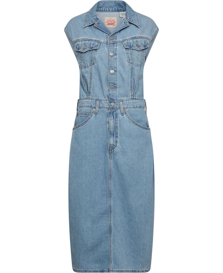 ICONIC SLEEVELESS DRESS WRAPPE