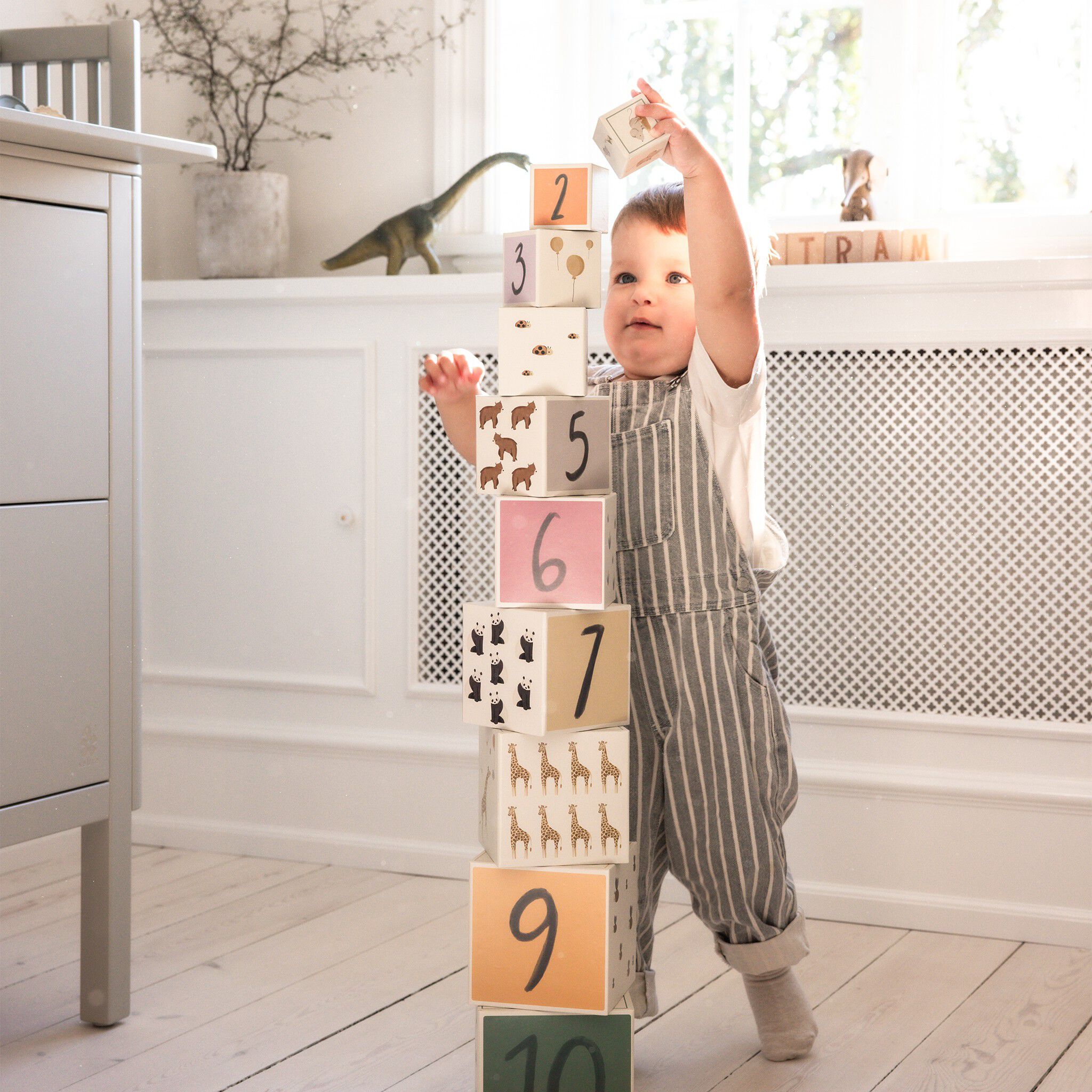 Stabelkasser, 10 stk. , World of Sebra