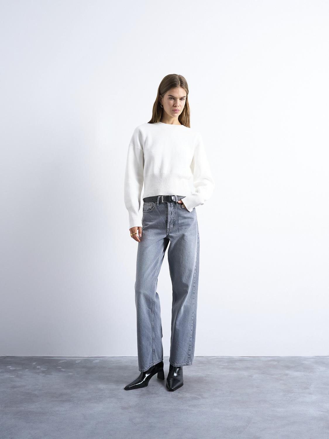 TSBELLE LS O-NECK PULLOVER - COTTON BLEND