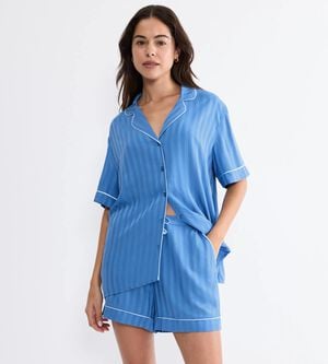 Amourette Jacquard Boyfriend Shirt