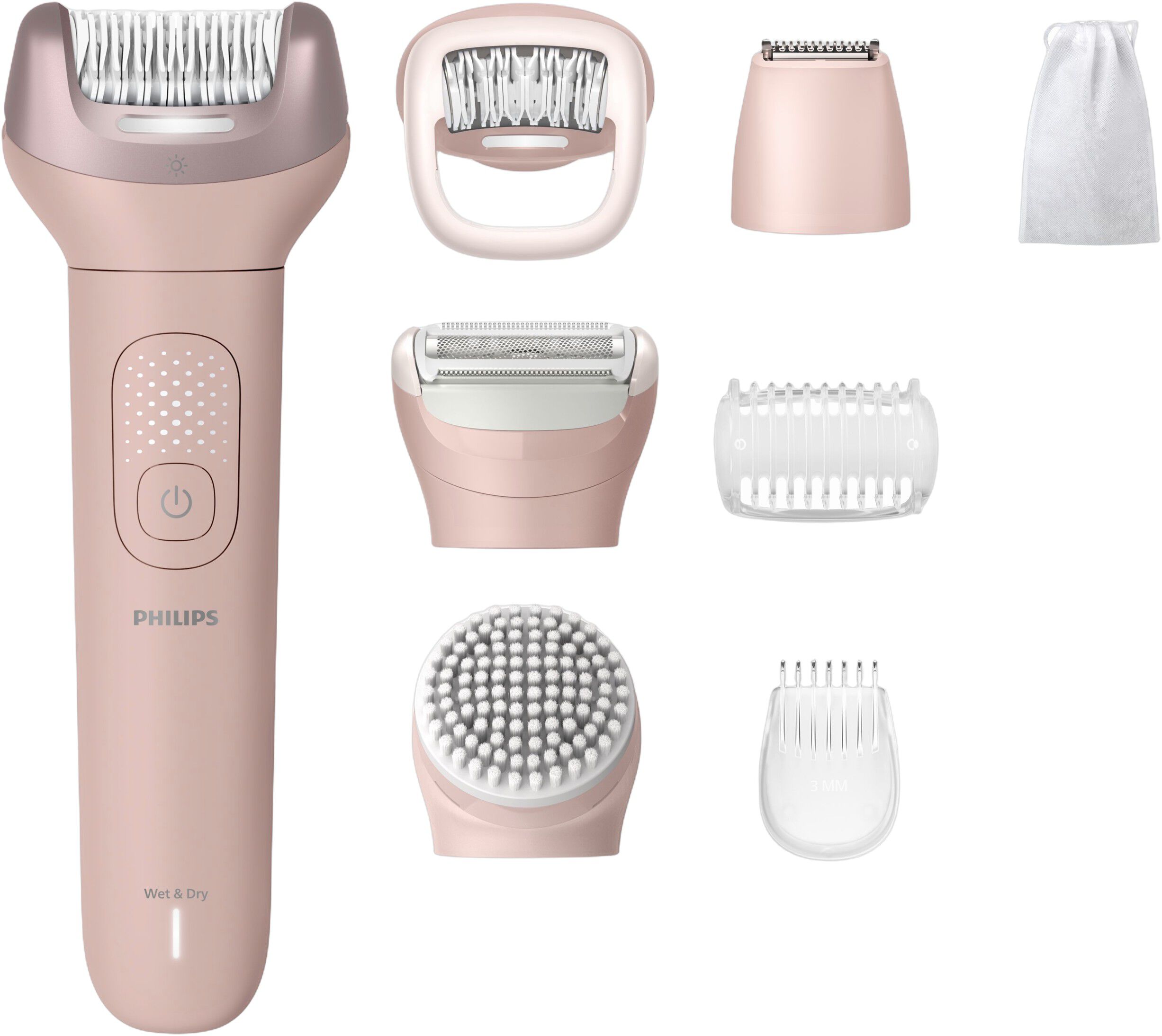 Epilator Series 9000 Ledningsfri epilator, v&aring;d og t&oslash;r