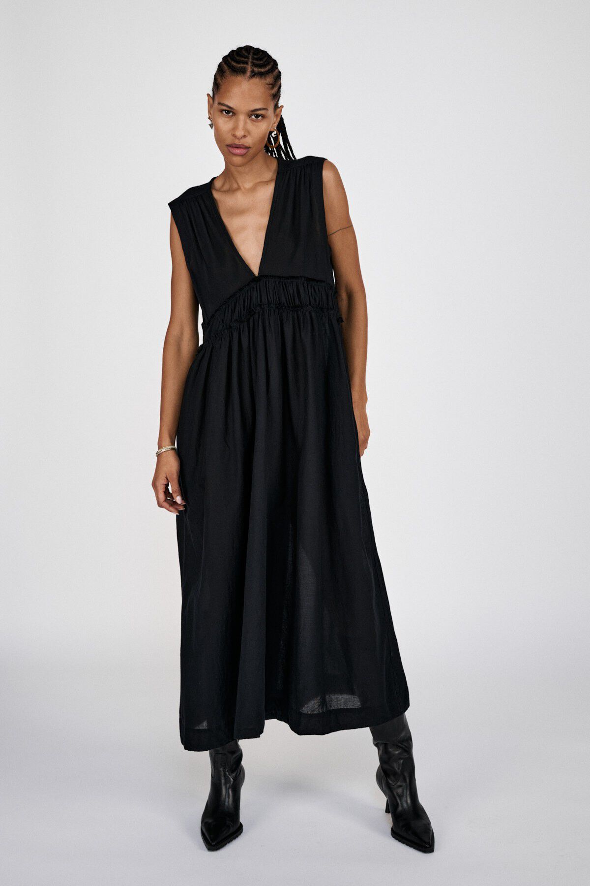 Cotton long dress - Harmonie