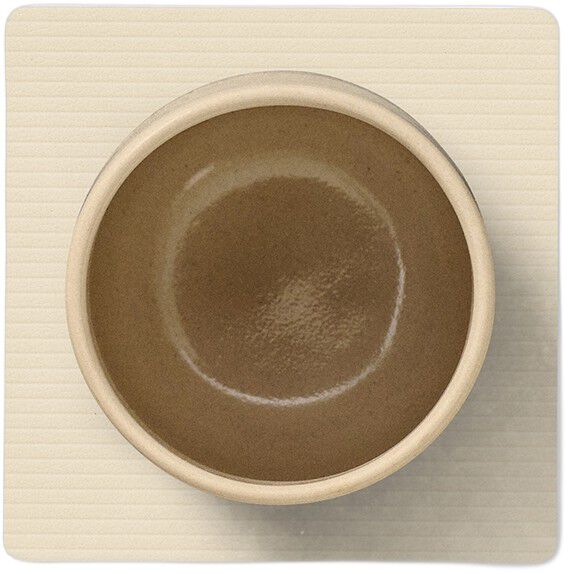 Glass Mat Square Corduroy Vanilla